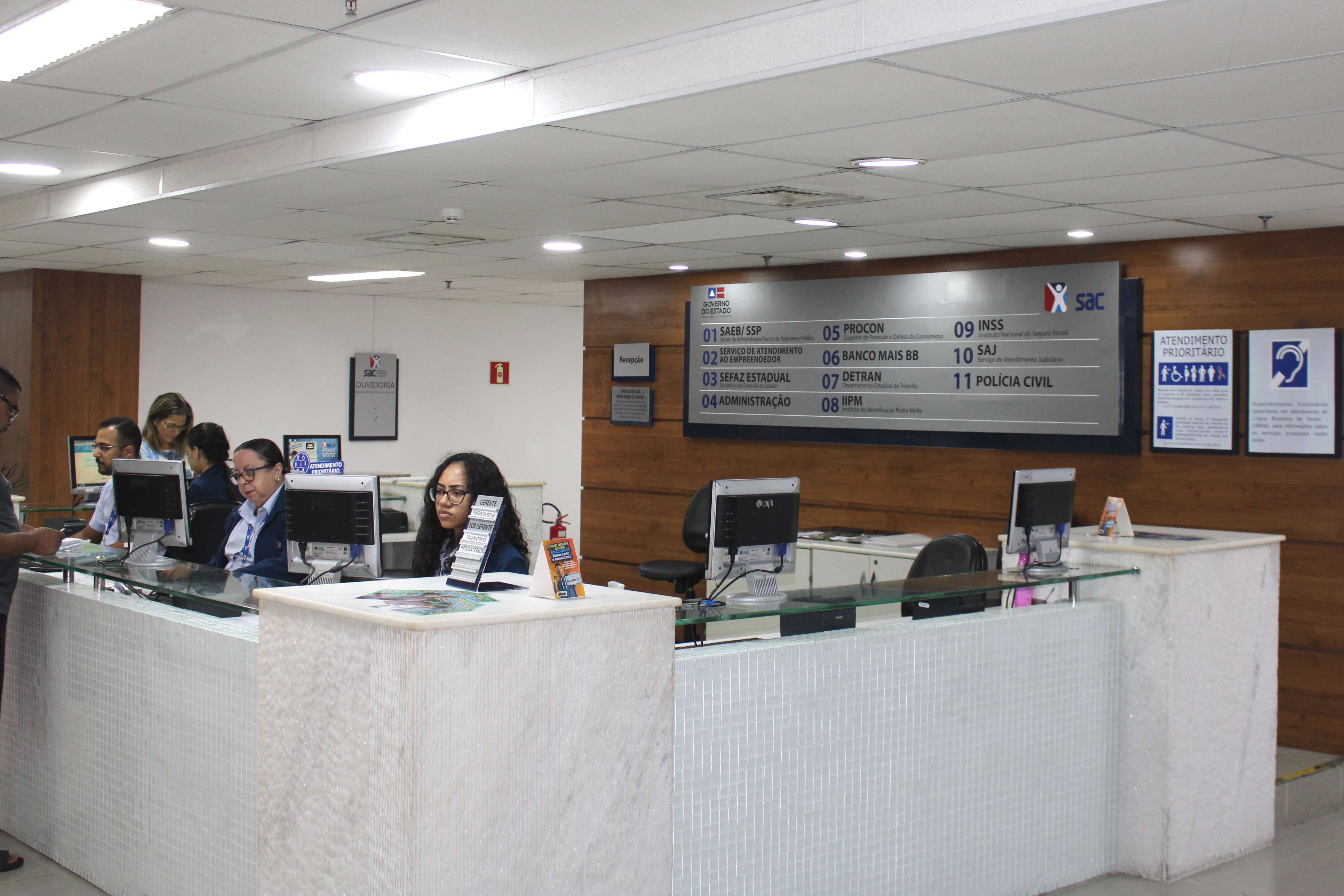 Previdência social lança primeira agência dentro de um posto SAC na Bahia